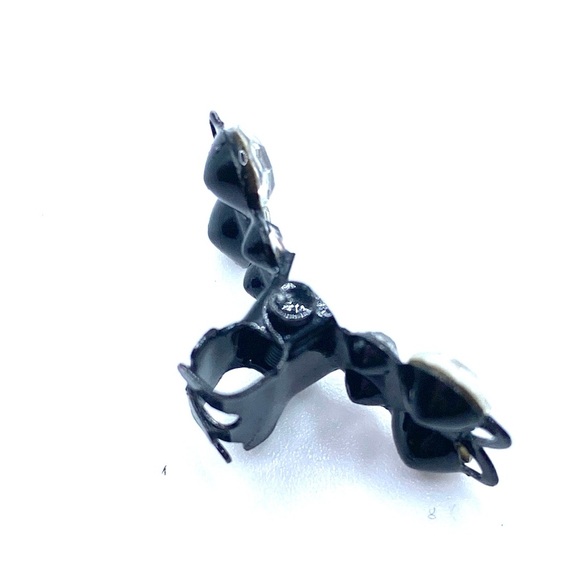 Hair Clips Set Of 4 Blue Rhinestone Butterfly Mini Claws Updos - Picture 6 of 9